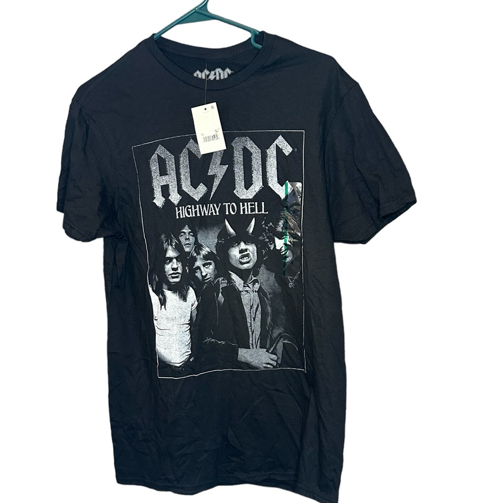 AC/DC Highway to Hell Graphic Band T-Shirt Men’s Medium NWT Black Rock Tee